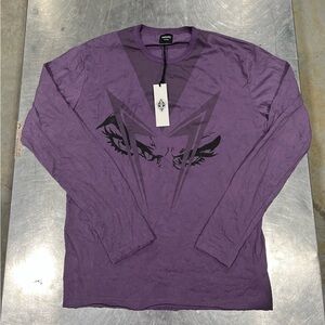 NWT Men’s Nine Lives “Anarchy” Longsleeve (Purple) – Size XL